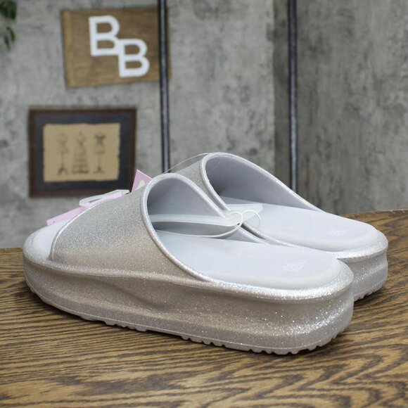 NWT Wild Fable Womens Laney EVA Platform Sandals 89258971 Silver 11M - Picture 6 of 10